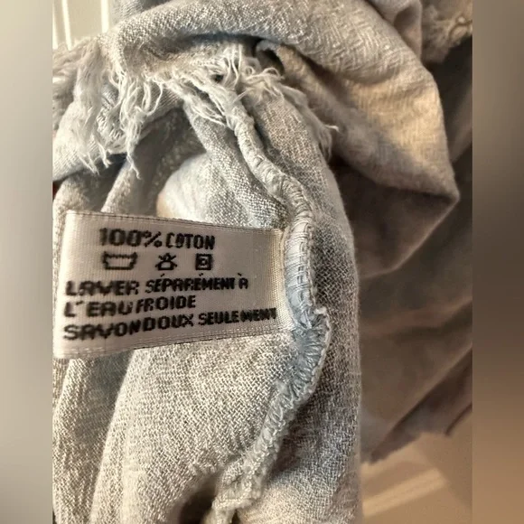 Oh My Gauze! Charcoal Tunic with Pockets - Picture 6 of 6